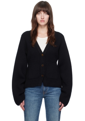 KHAITE Black 'The Scarlet' Cardigan