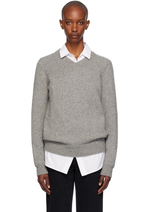 KHAITE Gray Inga Sweater