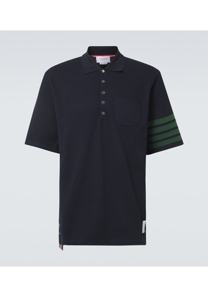 Thom Browne 4-Bar cotton piqué polo shirt