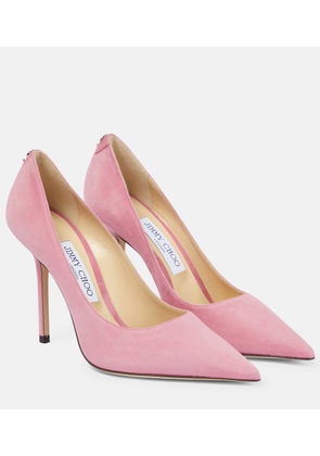 Jimmy Choo Love 100 suede pumps