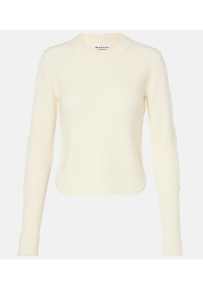 Marant Etoile Gabyne ribbed-knit wool-blend sweater