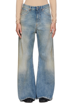 MM6 Maison Margiela Blue Oversized Jeans