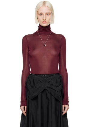 Maison Margiela Burgundy Antistram Bodysuit