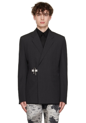 Givenchy Gray U-Lock Blazer