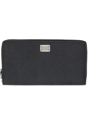 Dolce & Gabbana Black Zip Wallet