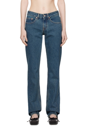 MM6 Maison Margiela Blue Five-Pocket Jeans