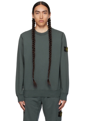 Stone Island Gray Crewneck Sweatshirt