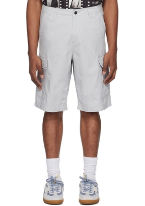 Carhartt Work In Progress Gray Regular Cargo Shorts