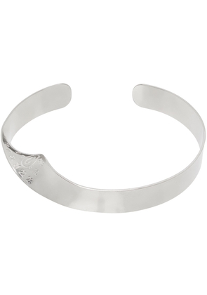 MM6 Maison Margiela Silver Twisted Choker