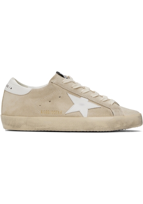 Golden Goose Beige Super-Star Sneakers