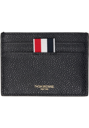 Thom Browne Black Single Card Holder