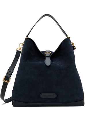 TOM FORD Navy Soft Belt Detail Tote