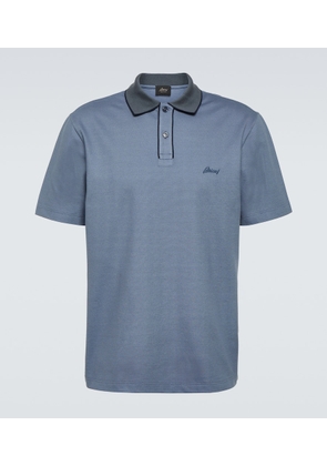 Brioni Cotton piqué polo shirt