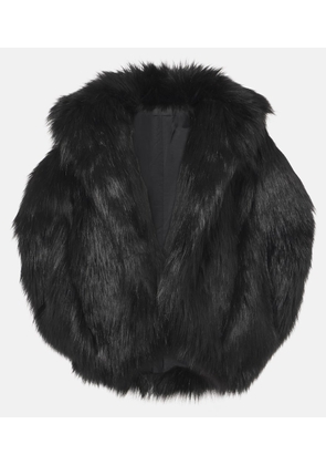 Givenchy Faux fur cape