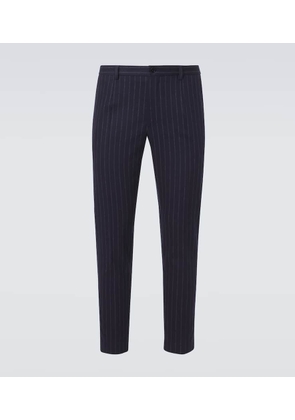 Dolce&Gabbana Pinstripe wool and cashmere suit pants