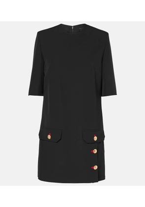 Versace Wool gabardine minidress