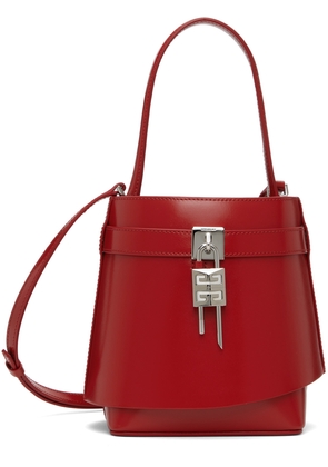 Givenchy Red Shark Lock Bucket Bag