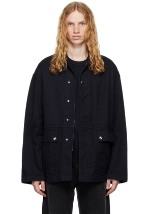 The Row Navy Frank Jacket