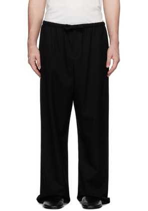 The Row Black Donatello Trousers