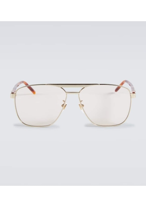 Gucci Metal aviator sunglasses