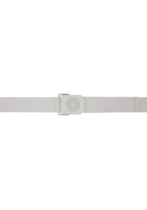 Stone Island Gray 94071 Tape Belt