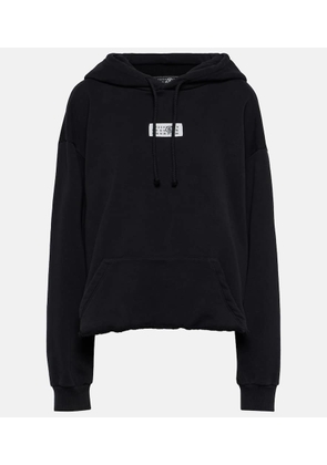 MM6 Maison Margiela Logo cotton jersey hoodie