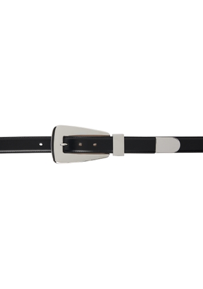 KHAITE Black Lucca Belt