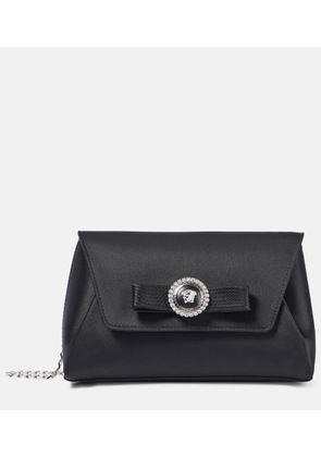 Versace Gianni Ribbon Small satin clutch