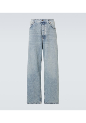 Balenciaga High-rise wide-leg jeans