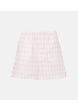 Loewe Checked cotton short