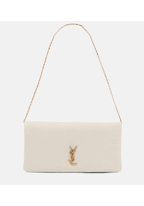 Saint Laurent Calypso Mini leather wallet on chain