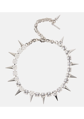 Alessandra Rich Crystal-embellished choker