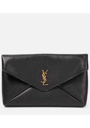 Saint Laurent Cassandre Large leather pouch