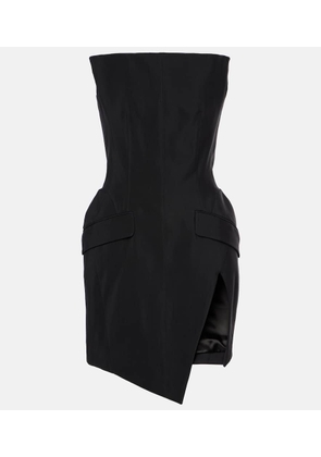 Mugler Crêpe bustier dress