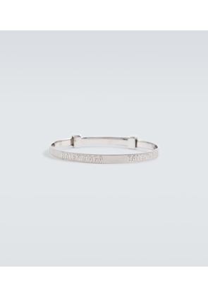 Balenciaga Logo hoop bracelet