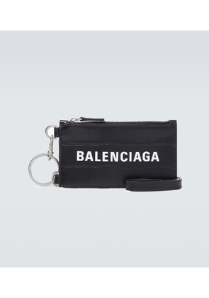 Balenciaga Cash card case on keyring