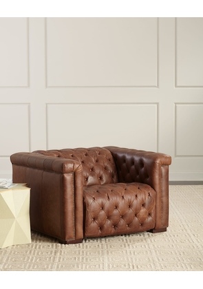 Luca Tufted Leather Motion Chair