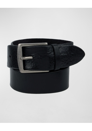 Men's Flat Panel Leather Belt