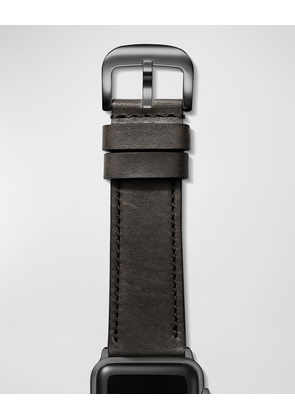 Men's 24mm Grizzly Leather Strap for Apple Watch