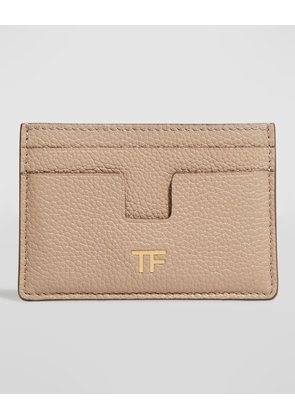 TF Card Holder in Grained Leather