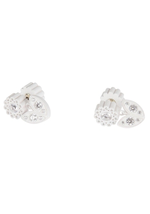 Bottega Veneta Crystal Embellished Earrings