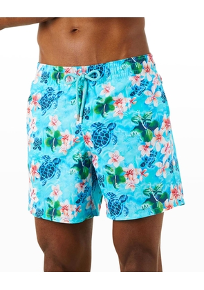 Men's Moorea Turtle Jungle Swim Shorts