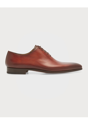 Men's Cruz Square-Toe Leather Oxfords