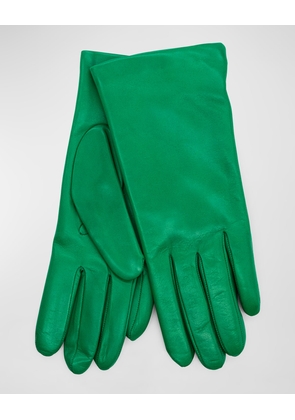 Cashmere-Lined Napa Leather Gloves