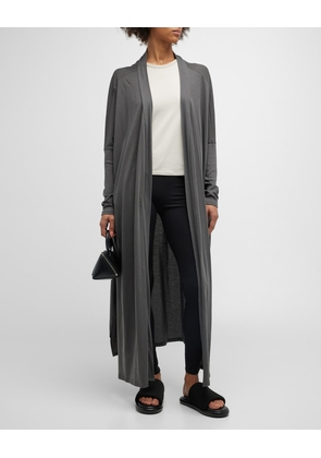 Organic Pima Long Cardigan