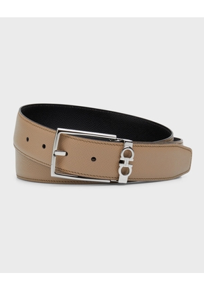 Men's Adjustable Reversible Gancini Belt