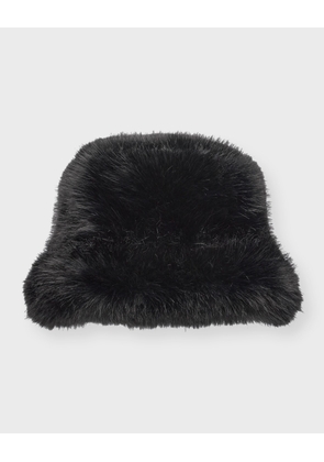 Eyelash Faux Fur Bucket Hat