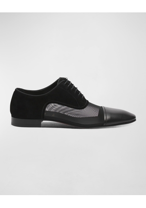 Men's Greggo Leather Mesh Oxfords