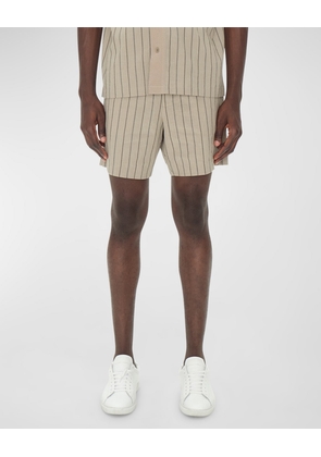 Men's Sebastian Striped Cotton Shorts