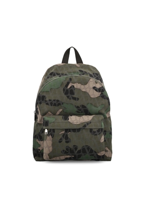 Valentino Garavani All-over Patterned Zip-up Backpack